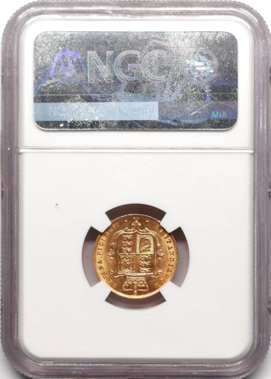 凡希社世界钱币微拍第二百三十四期 1878英国小维1/2索维林金币NGC-MS61