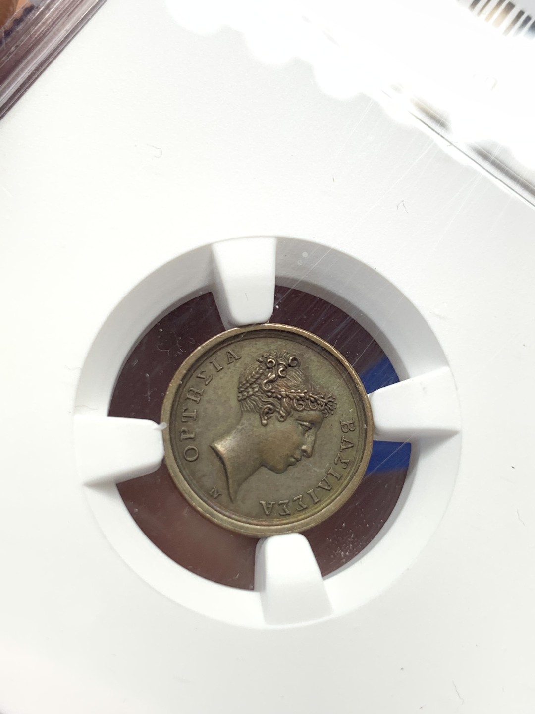 《竞宝斋》第149场-周日，周一，周四 3场 (全场包邮) NGC-MS63 法国1808年 拿三之母奥坦丝王后 铜章