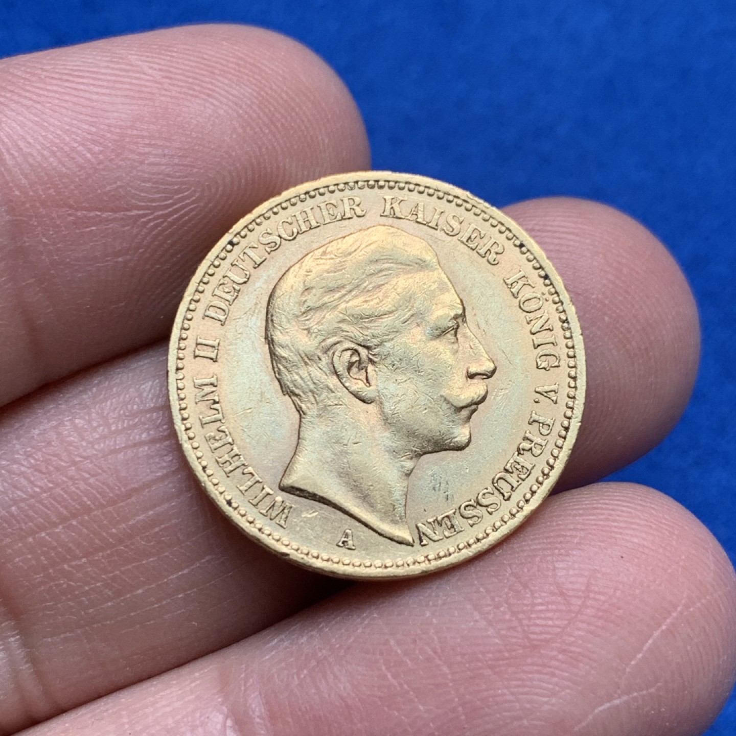 《竞宝斋》第149场-周日，周一，周四 3场 (全场包邮) 德国1900年 威廉二世 20马克金币 Gold (.900) • 7.965 g • ⌀ 22.5 mm