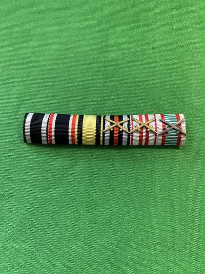 比奇堡第2期帝德勋奖章专场拍卖 - 一战德国6联勋略，带3个佩剑勋饰