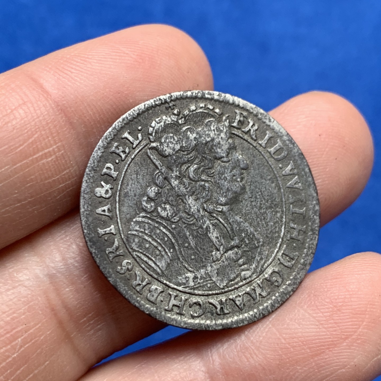 《竞宝斋》第149场-周日，周一，周四 3场 (全场包邮) 波兰1679年18格罗申银币