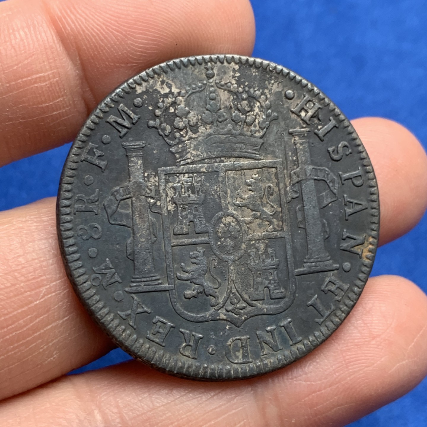 《竞宝斋》第149场-周日，周一，周四 3场 (全场包邮) 西属墨西哥卡洛斯四世1793年8R银币