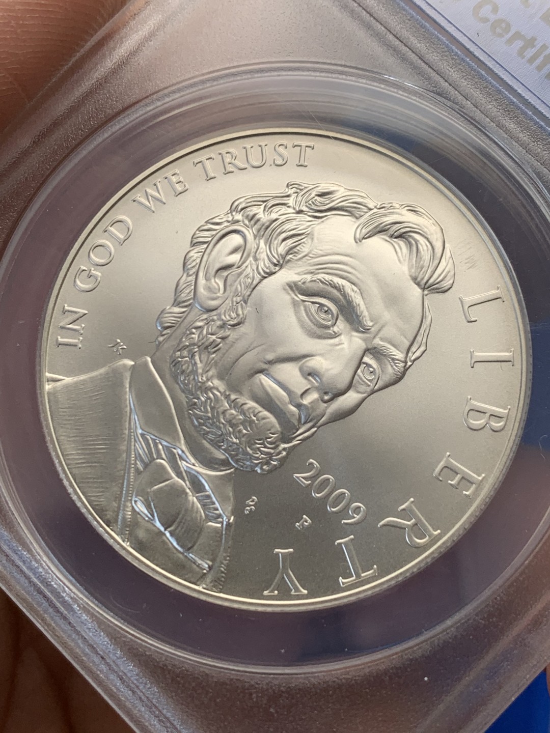 《竞宝斋》第149场-周日，周一，周四 3场 (全场包邮) ANACS-MS70 美国 2009年 林肯 200周年纪念大银币 900银 26.73克 高分好状态