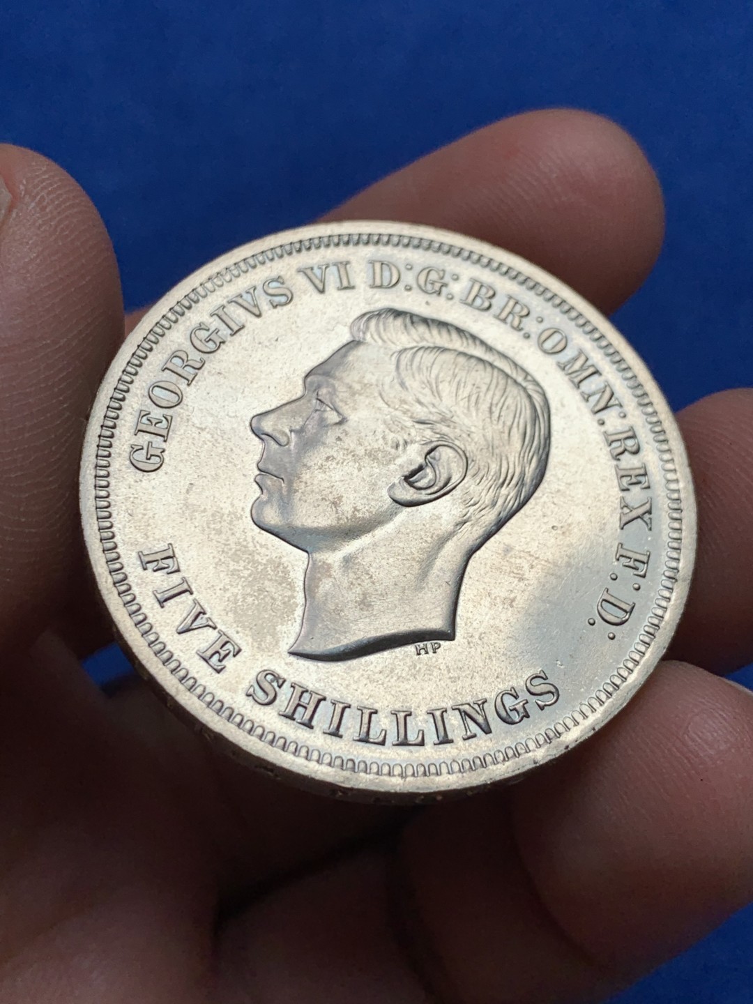 《竞宝斋》第149场-周日，周一，周四 3场 (全场包邮) 英国 1951年 乔治六世 最后的马剑 克朗镍马剑 带红盒