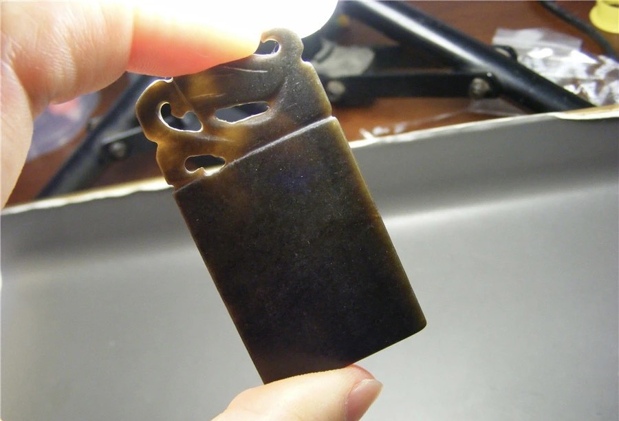 ｜冷门出品｜精选专拍·第贰拾贰场· 地方玉厚实双面工镂空平安无字大方牌