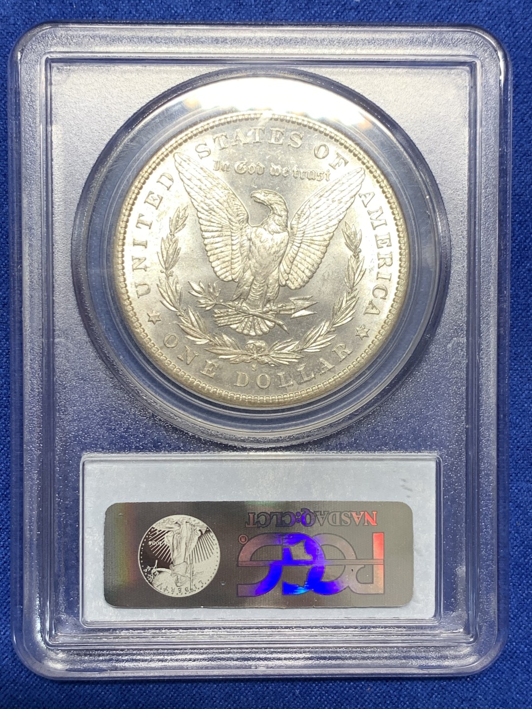 《竞宝斋》第149场-周日，周一，周四 3场 (全场包邮) PCGS-MS64 美国 1881年 摩根大银币 原光好品  细节极好