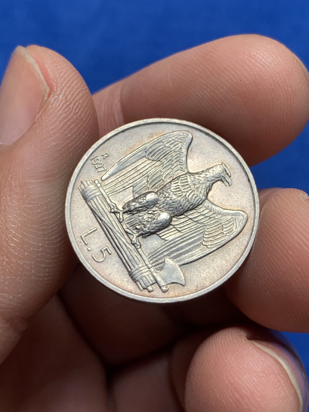 《竞宝斋》第149场-周日，周一，周四 3场 (全场包邮) 意大利束棒立鹰两枚一起，1940仿罗马花环鹰+1927站立鹰，彰显统治权利