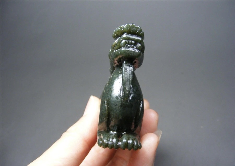 ｜冷门出品｜精选专拍·第贰拾叁场· 和田青玉带沁立体圆雕立龙大摆件