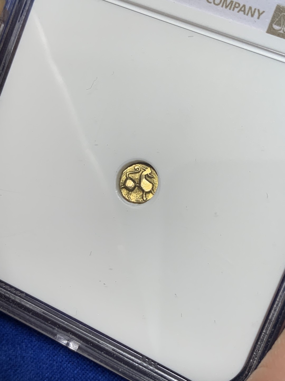 《竞宝斋》第149场-周日，周一，周四 3场 (全场包邮) NGC-XF 印度1711年 法兰金币