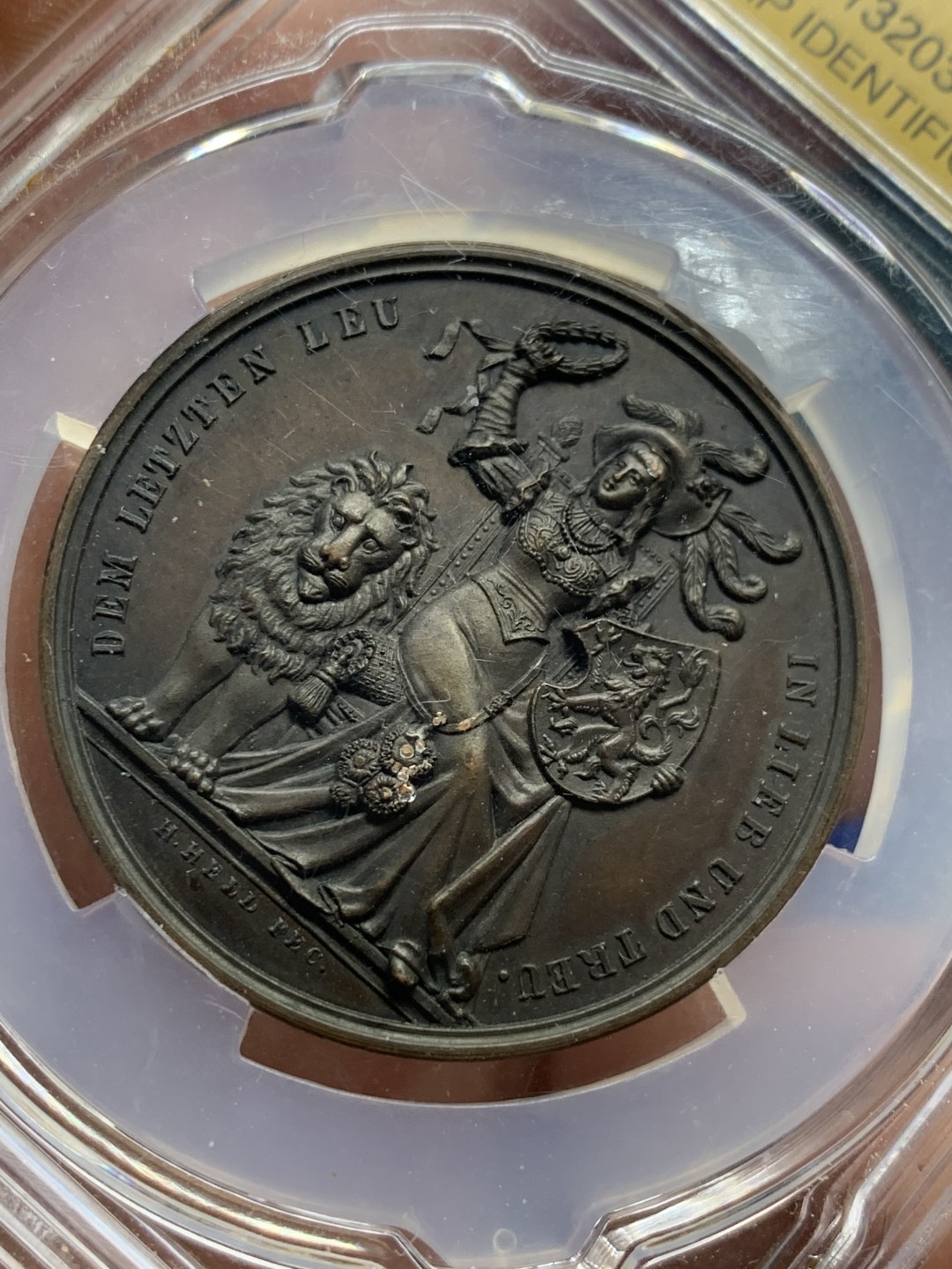 《竞宝斋》第149场-周日，周一，周四 3场 (全场包邮) 信泰MS66  1881年德国 杜克公爵铜章