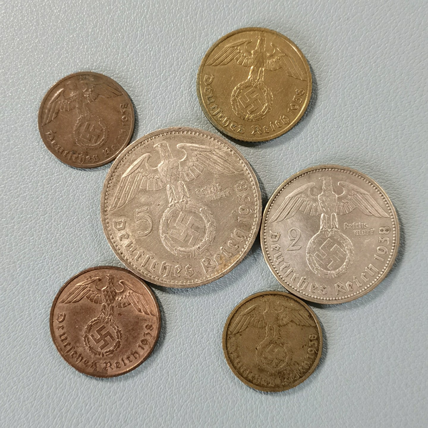 🎉🎊乐享宝藏💎💰~20230414专场 德国二战时期钱币~1938年