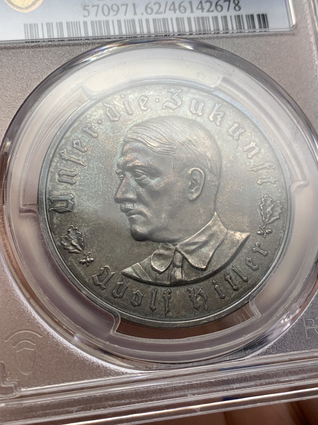 《竞宝斋》第149场-周日，周一，周四 3场 (全场包邮) NGC-SP62  德国1933年元首执政纪念银章