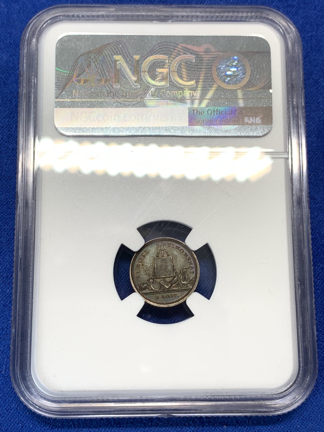 《竞宝斋》第149场-周日，周一，周四 3场 (全场包邮) NGC-MS63 法国1808年 拿三之母奥坦丝王后 铜章