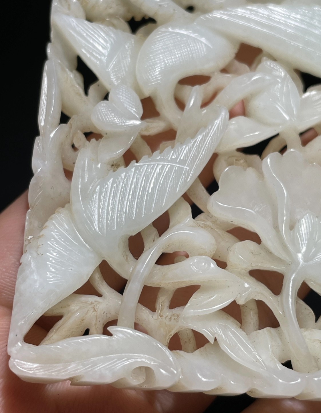 ｜冷门出品｜精选专拍·第贰拾伍场· 和田白玉凤戏牡丹镶嵌牌