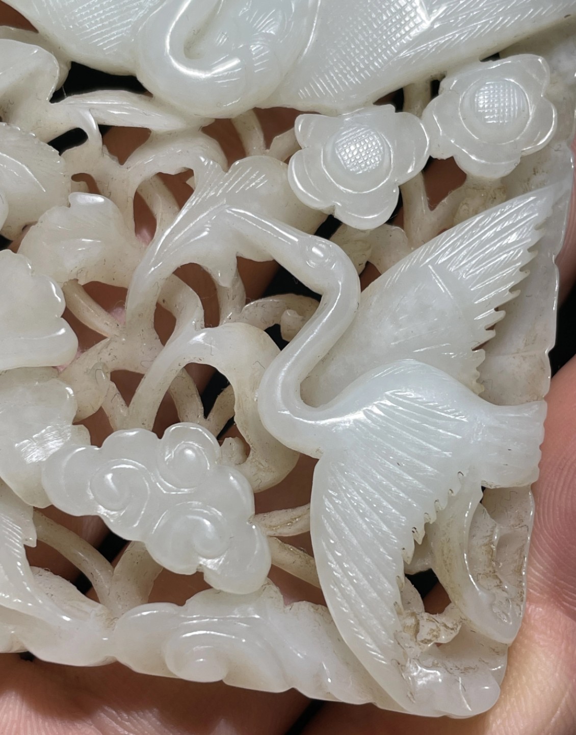 ｜冷门出品｜精选专拍·第贰拾伍场· 和田白玉凤戏牡丹镶嵌牌