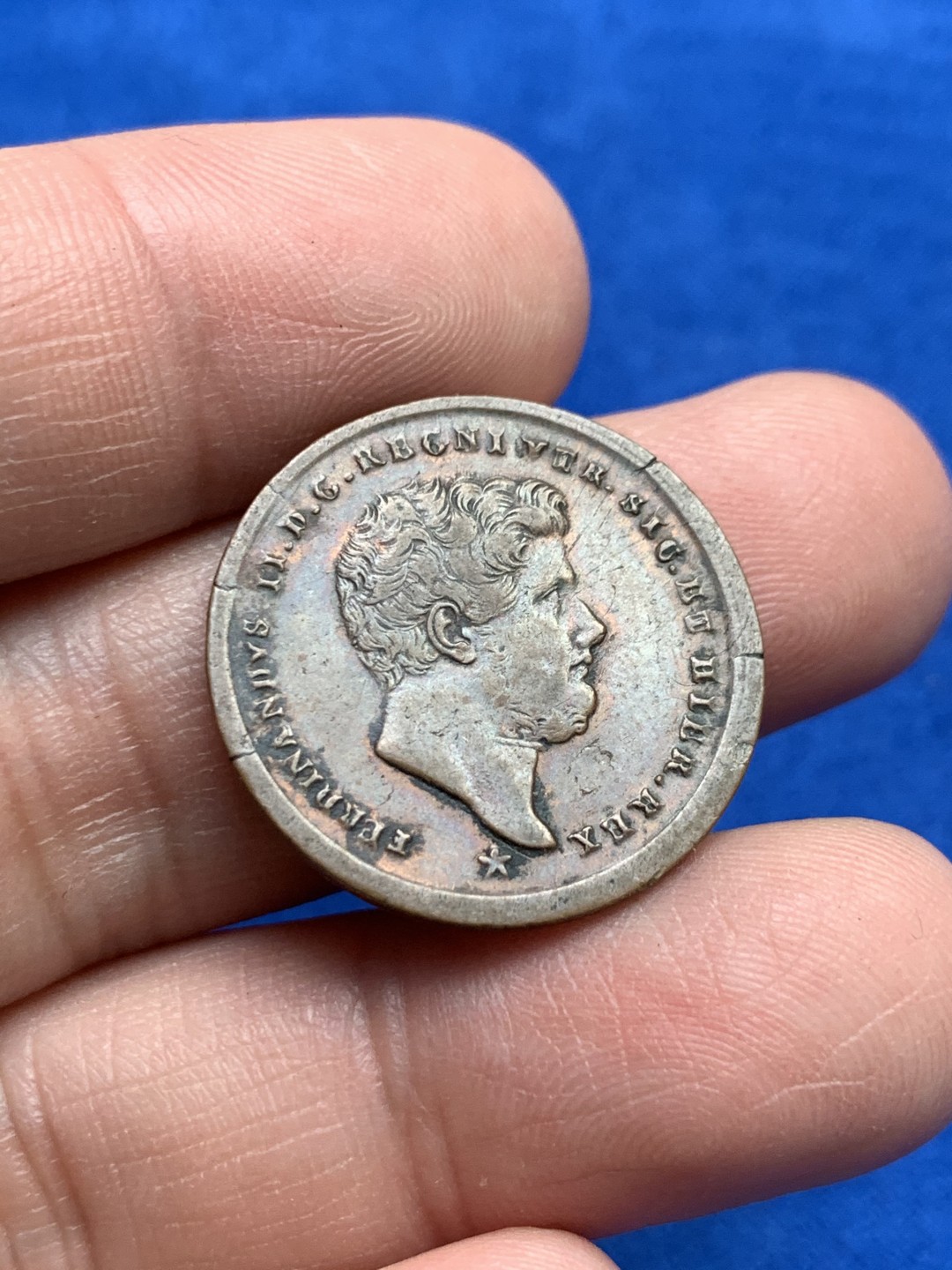 《竞宝斋》第149场-周日，周一，周四 3场 (全场包邮) 意大利邦铜币2枚一起，1804，1858各一枚