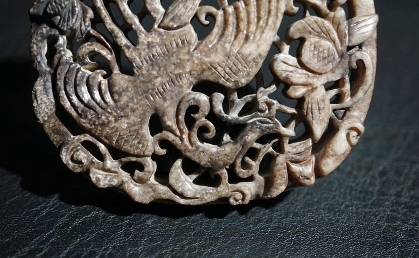 ｜冷门出品｜精选专拍·第贰拾叁场· 明清工老和田玉提油凤穿牡丹大瓦子