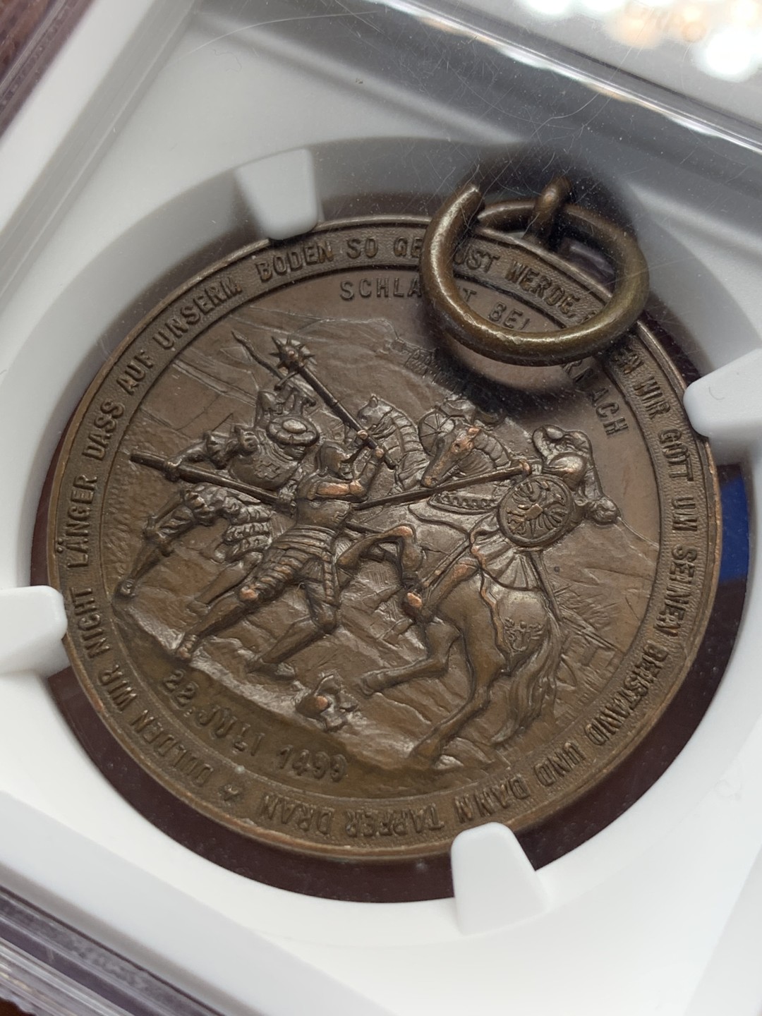 《竞宝斋》第149场-周日，周一，周四 3场 (全场包邮) NGC-MS63BN  瑞士Dornacn战役勋章