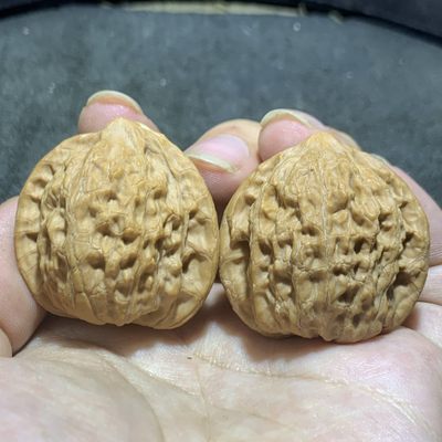仅此一对，盘山公子帽文玩核桃麻核桃一对！ - 仅此一对，盘山公子帽文玩核桃麻核桃一对！