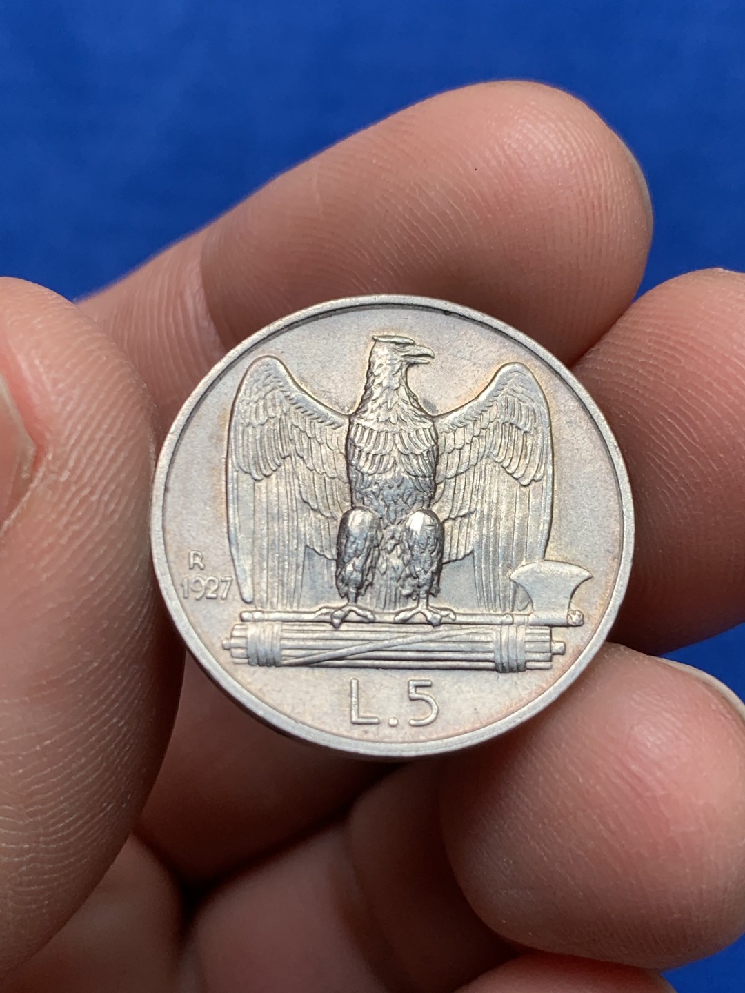 《竞宝斋》第149场-周日，周一，周四 3场 (全场包邮) 意大利束棒立鹰两枚一起，1940仿罗马花环鹰+1927站立鹰，彰显统治权利