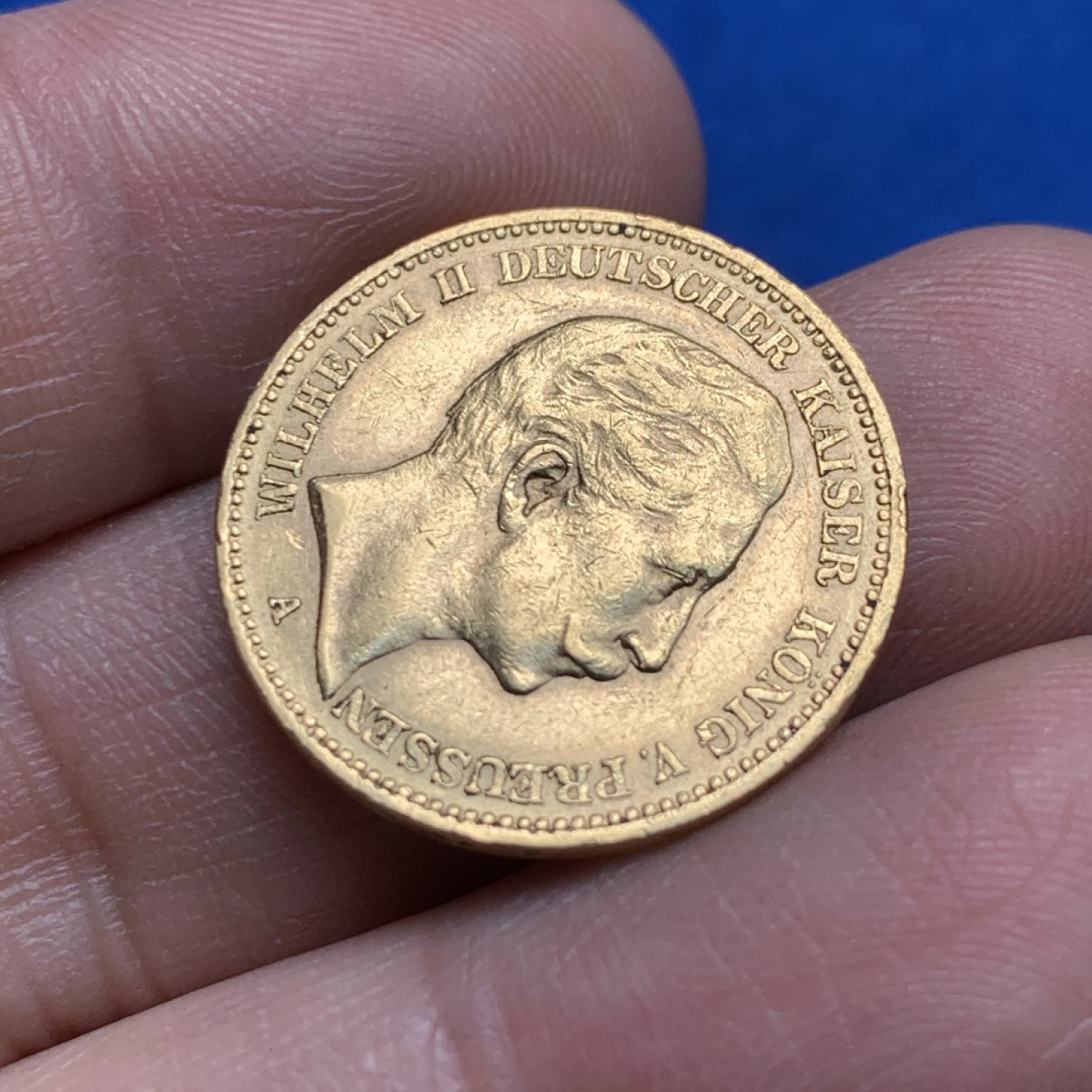 《竞宝斋》第149场-周日，周一，周四 3场 (全场包邮) 德国1900年 威廉二世 20马克金币 Gold (.900) • 7.965 g • ⌀ 22.5 mm