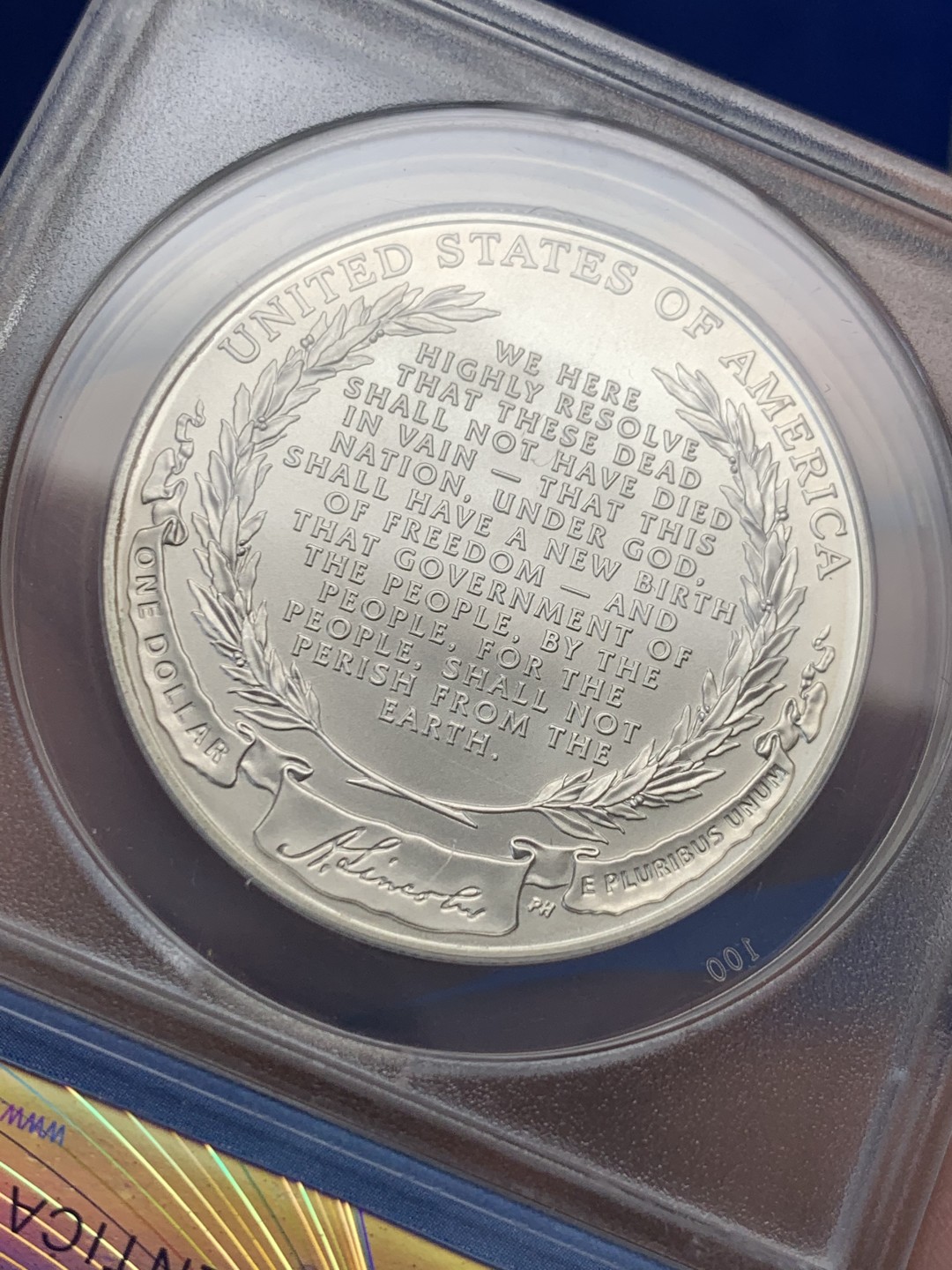 《竞宝斋》第149场-周日，周一，周四 3场 (全场包邮) ANACS-MS70 美国 2009年 林肯 200周年纪念大银币 900银 26.73克 高分好状态