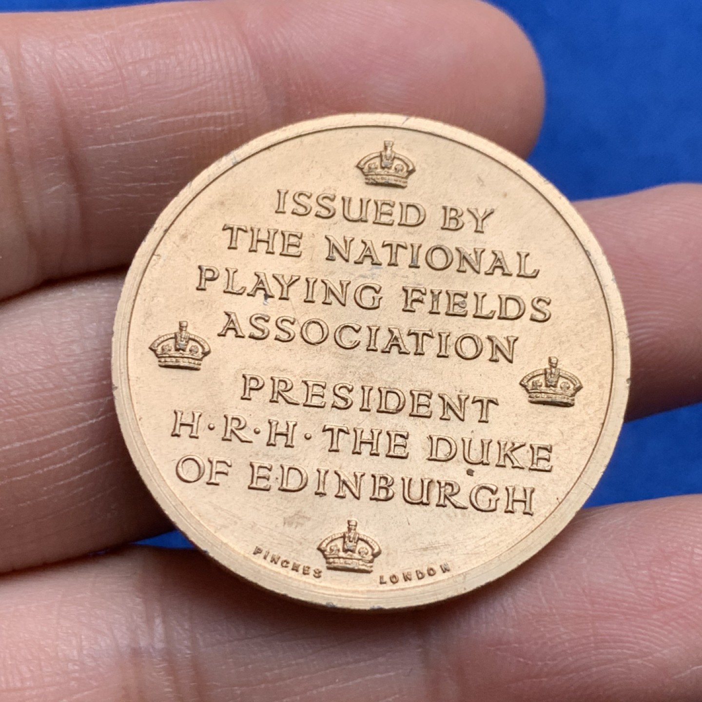 《竞宝斋》第149场-周日，周一，周四 3场 (全场包邮) 1953年英国伊丽莎白二世加冕WM材质纪念章 35.4mm 6.67克