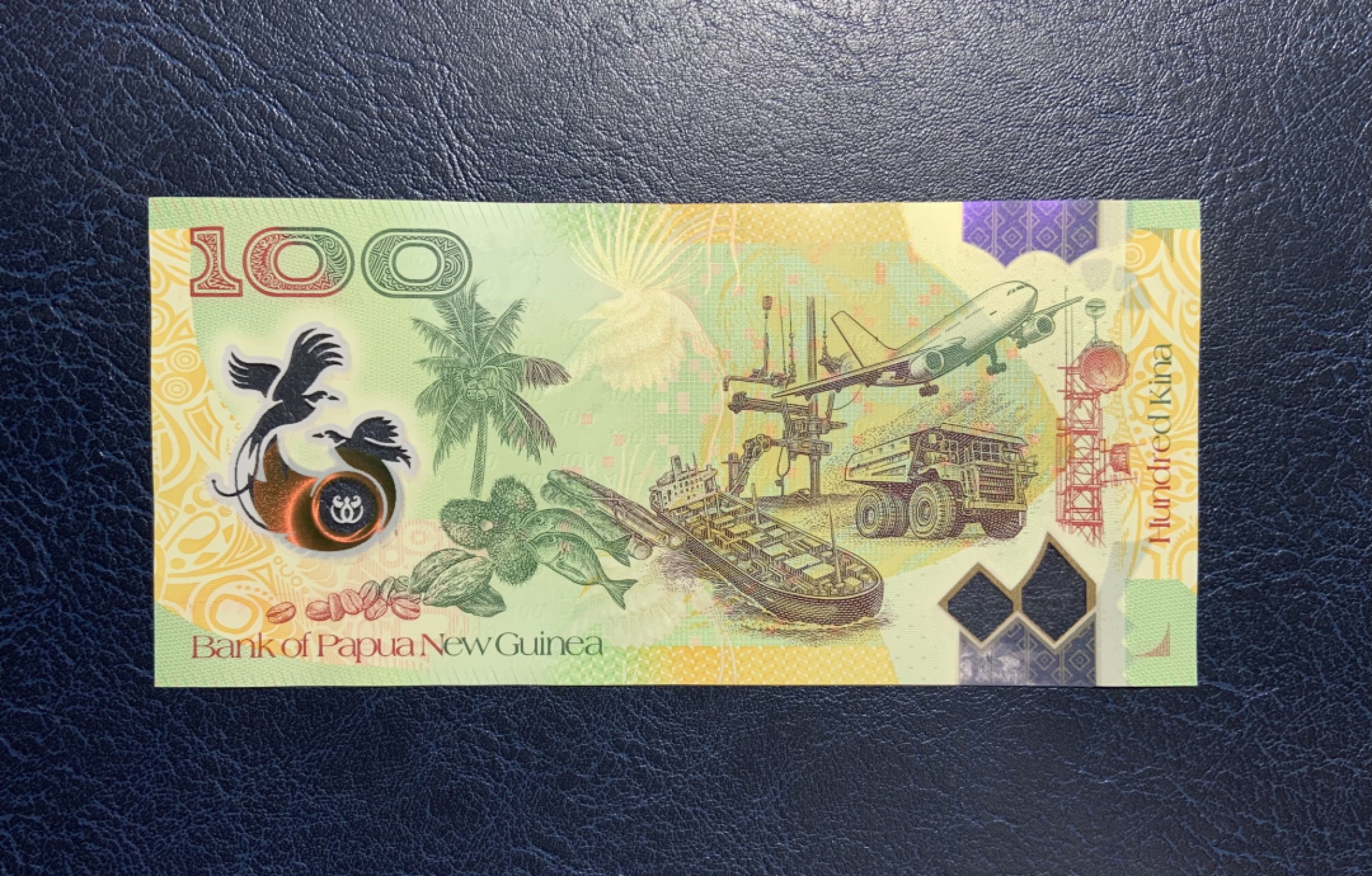 收藏联盟Quantum Auction 第246期拍卖 巴布新几内亚2018年100基纳纪念钞 非全新 品相如图