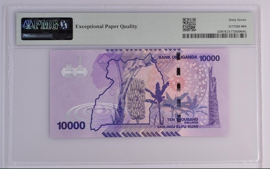 收藏联盟Quantum Auction 第247期拍卖 乌干达2019年10000先令 PMG67 唯一冠军分