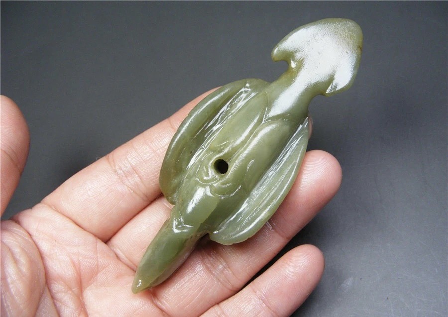 ｜冷门出品｜精选专拍·第贰拾贰场· 和田玉带沁圆雕凤鸟大把件