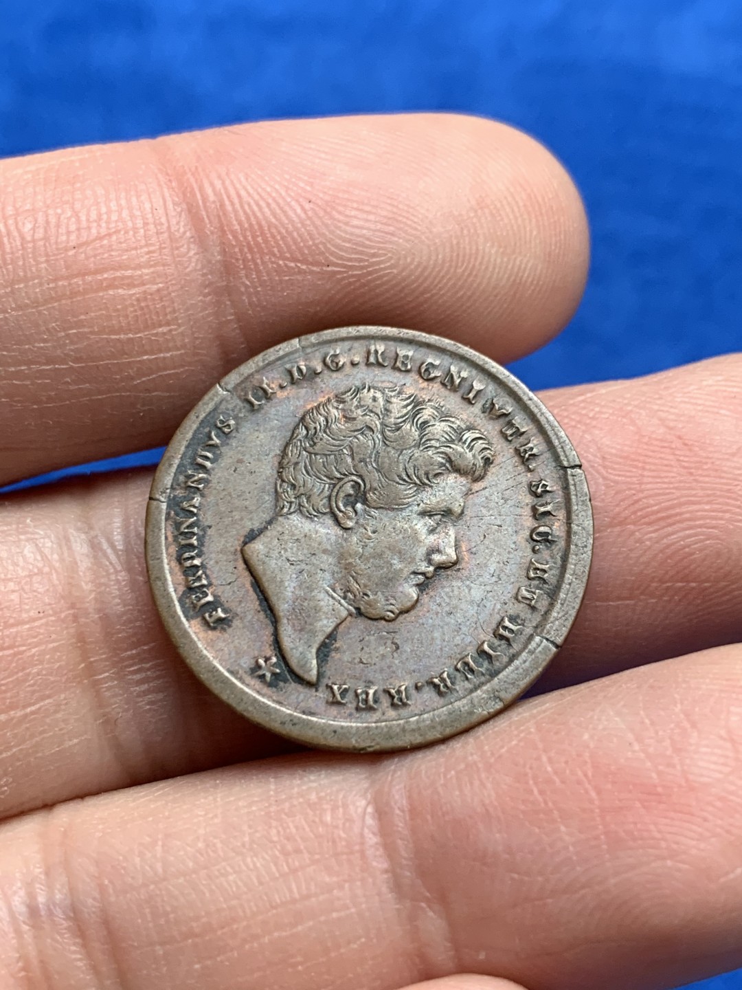 《竞宝斋》第149场-周日，周一，周四 3场 (全场包邮) 意大利邦铜币2枚一起，1804，1858各一枚