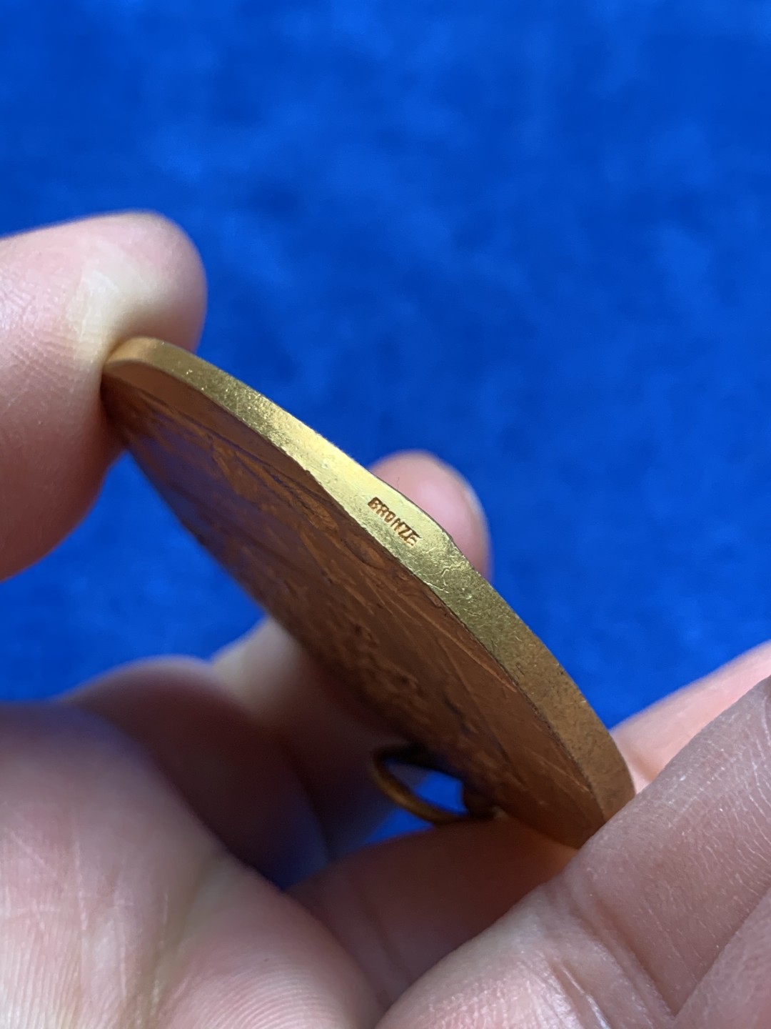 《竞宝斋》第149场-周日，周一，周四 3场 (全场包邮) 1906年法国运动会章，直径45mm，重量41.43g，铜镀金