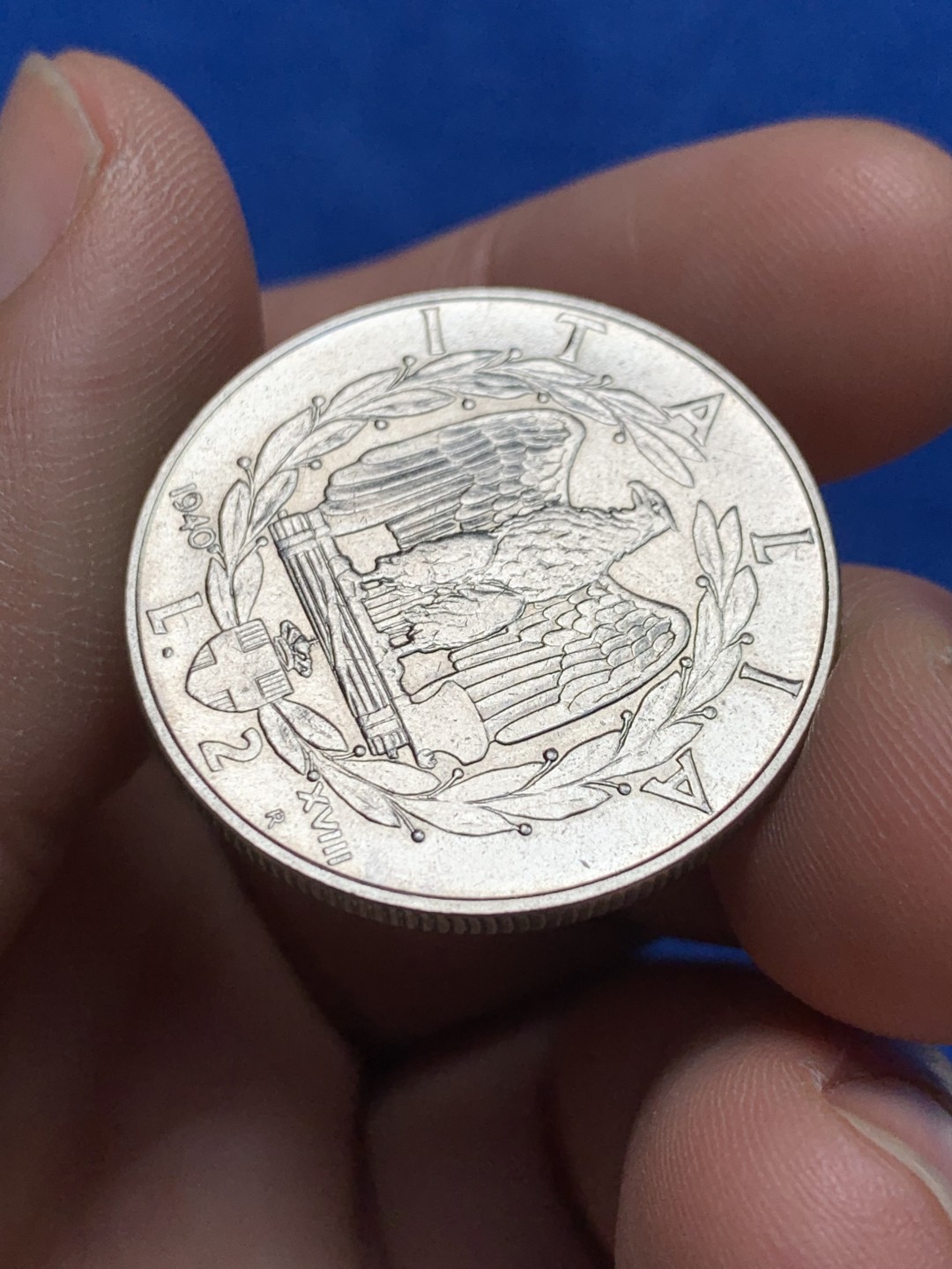 《竞宝斋》第149场-周日，周一，周四 3场 (全场包邮) 意大利束棒立鹰两枚一起，1940仿罗马花环鹰+1927站立鹰，彰显统治权利