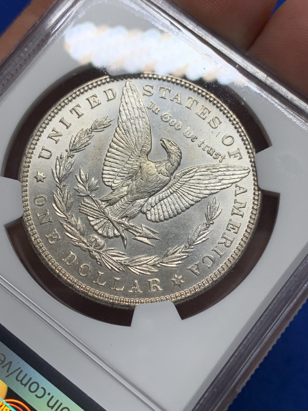 《竞宝斋》第149场-周日，周一，周四 3场 (全场包邮) NGC-MS62 美国 1887年 摩根大银币 原光好品