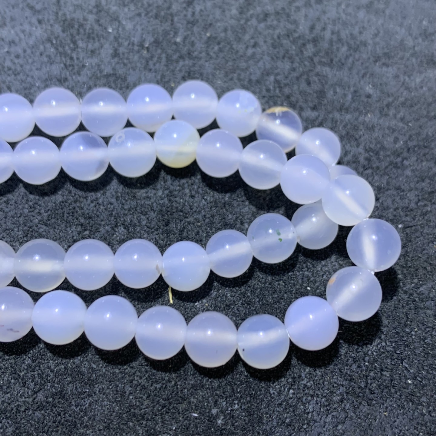天然海洋玉髓108通货手串一条