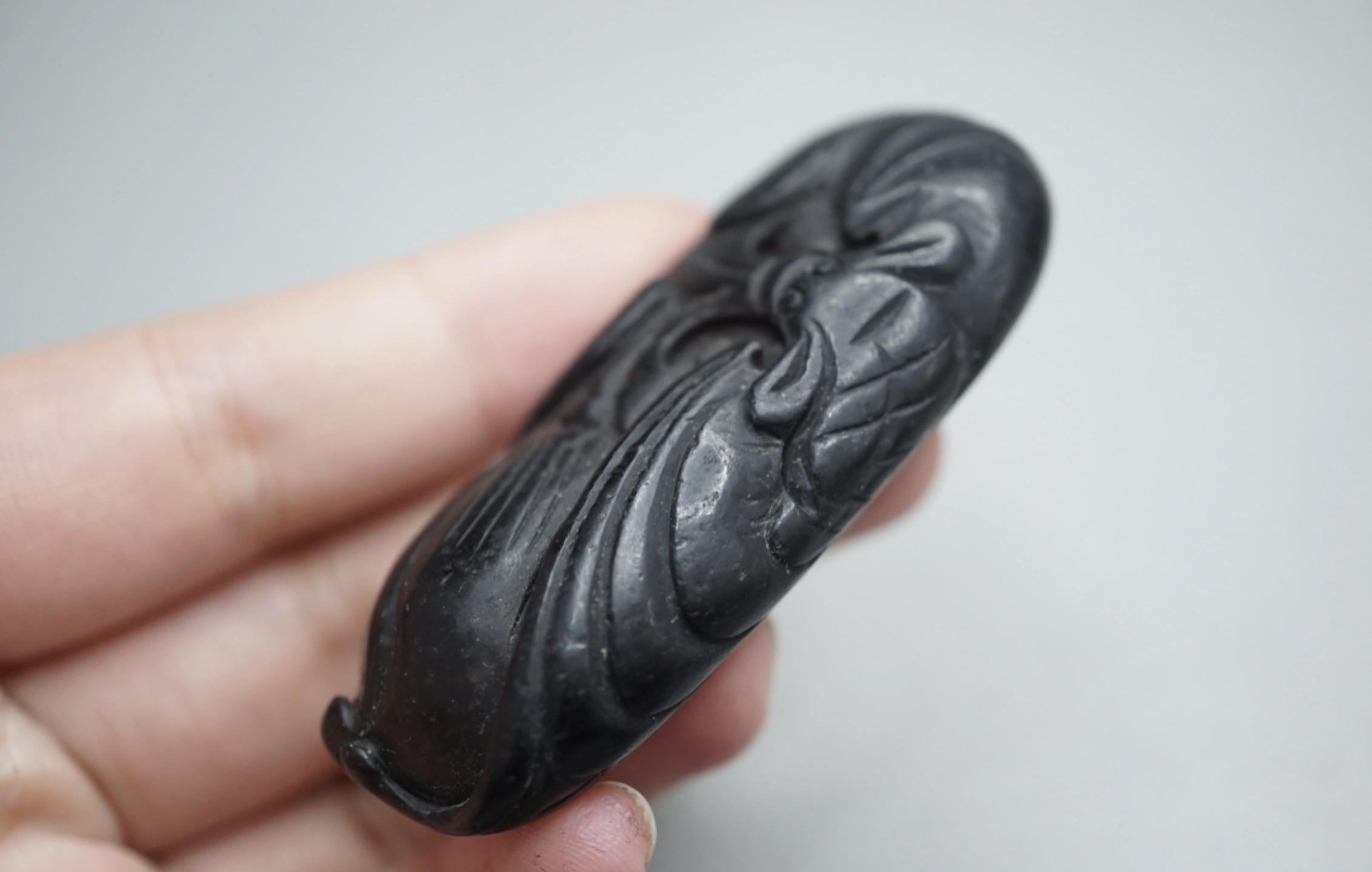 ｜冷门出品｜精选专拍·第贰拾伍场· 苏工和田玉黑皮浮雕随型挂件