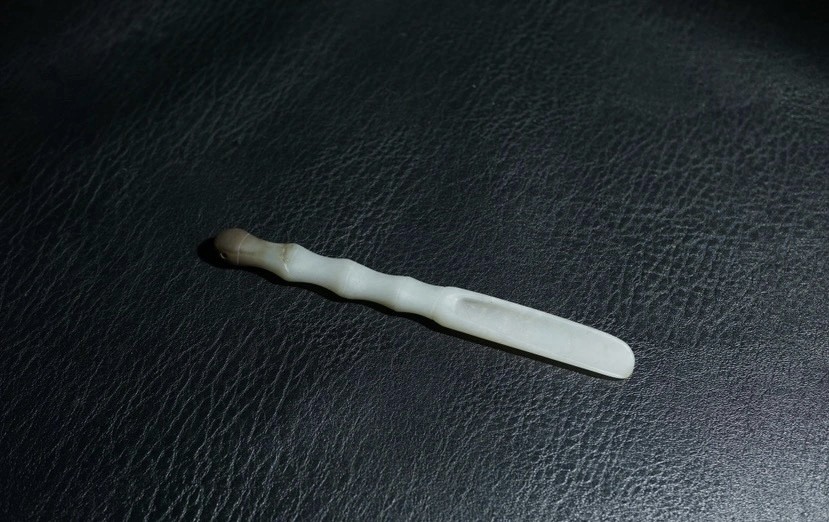 ｜冷门出品｜精选专拍·第贰拾伍场· 明清工老和田玉茶则把件