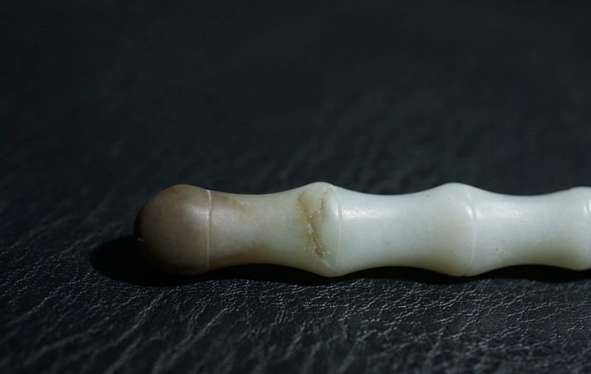 ｜冷门出品｜精选专拍·第贰拾伍场· 明清工老和田玉茶则把件