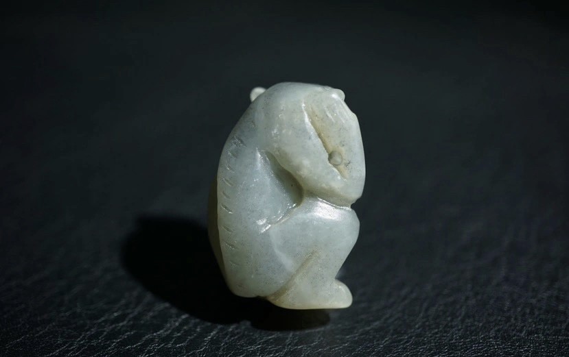 ｜冷门出品｜精选专拍·第贰拾伍场· 明清工老和田玉玉猴挂件