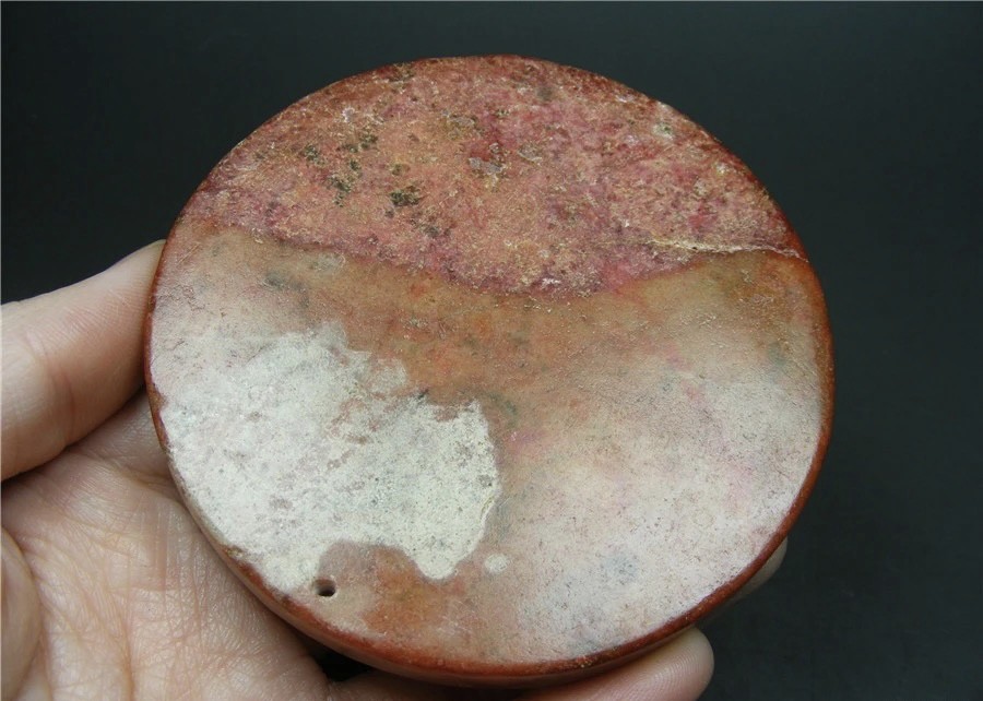 ｜冷门出品｜精选专拍·第贰拾伍场· 地方玉仿古提油做色高浮雕螭龙圆