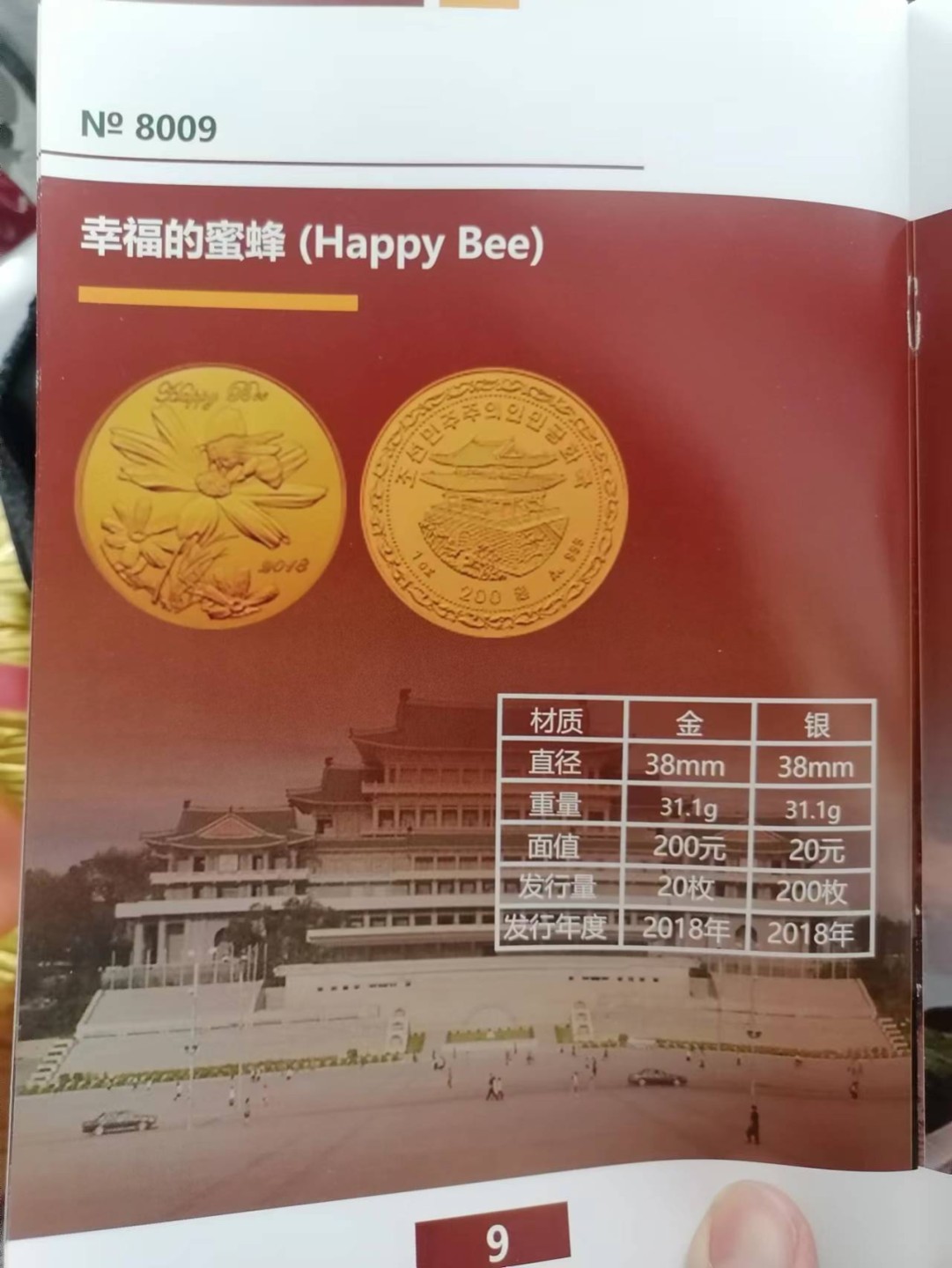 🇰🇵🇰🇵🇰🇵【朝鲜纪念币 精品第二场】🇰🇵🇰🇵🇰🇵 朝鲜钱币发行年鉴2018 朝鲜仁风会社