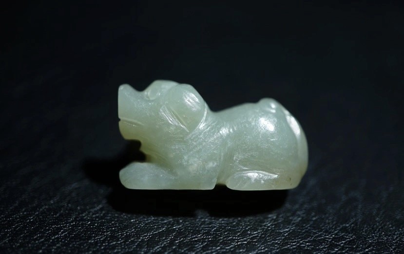 ｜冷门出品｜精选专拍·第贰拾伍场· 明清工老和田玉玉狗挂件