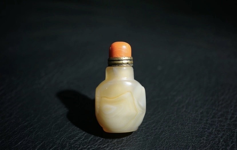 ｜冷门出品｜精选专拍·第贰拾伍场· 民国老影子玛瑙鼻烟壶全掏膛