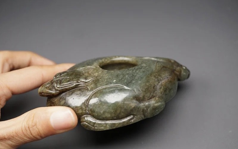 ｜冷门出品｜精选专拍·第贰拾伍场· 和田玉 鸟形文房水盂｜尺寸 11.5*7.7*2.8厘米