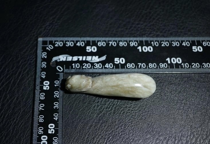 ｜冷门出品｜精选专拍·第贰拾伍场· 明清工老和田玉龙勾把件
