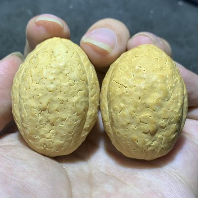 仅此一对，龙蛋玉化玄武 3瓣菩提一对 - 仅此一对，龙蛋玉化玄武 3瓣菩提一对