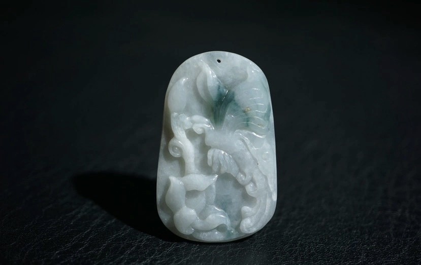 ｜冷门出品｜精选专拍·第贰拾柒场· 翡翠三彩蝶恋花玉牌挂件