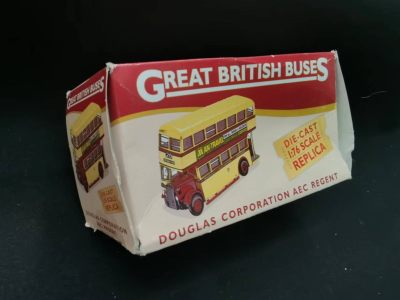 英国绝版Atlas 1/76 Great British Buses系列 道格拉斯AEC双层巴士模型