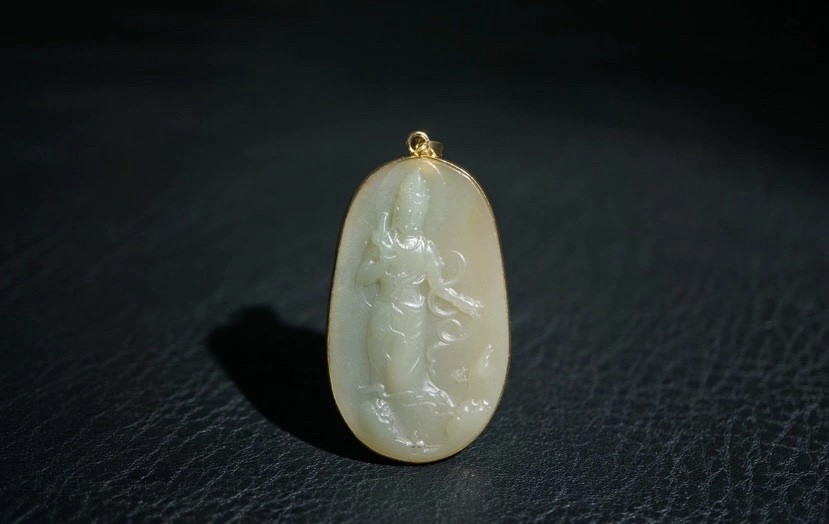 ｜冷门出品｜精选专拍·第贰拾陆场· 苏工老和田玉观音挂件