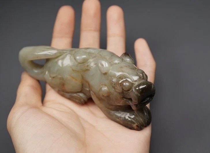 ｜冷门出品｜精选专拍·第贰拾陆场· 和田玉 貔貅把件｜尺寸 10.1*3.4*3厘米